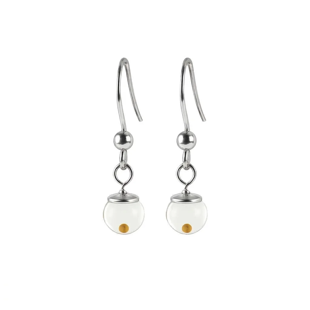 Sterling Mustard Seed Earrings