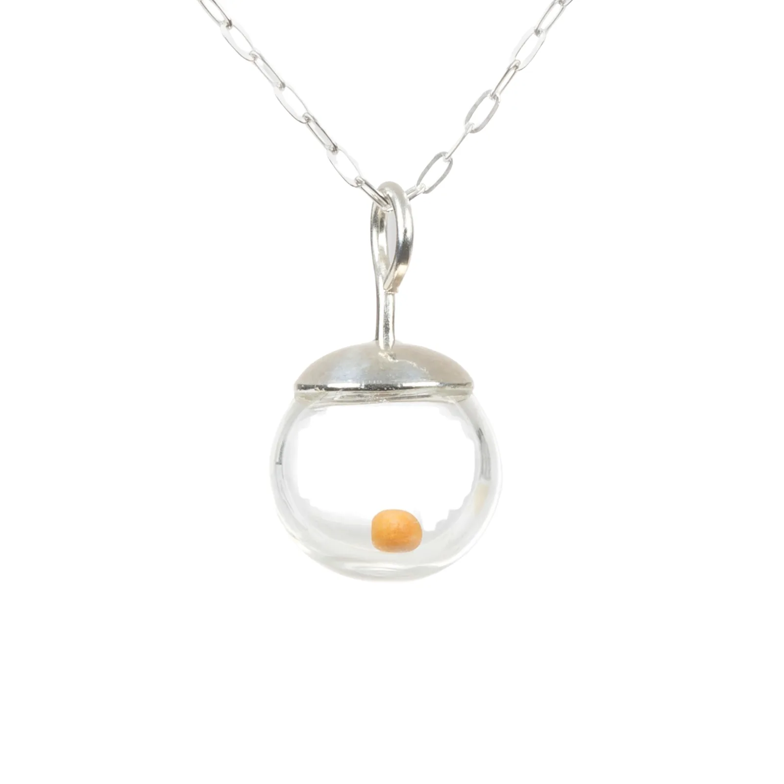 Sterling Regular Mustard Seed Necklace