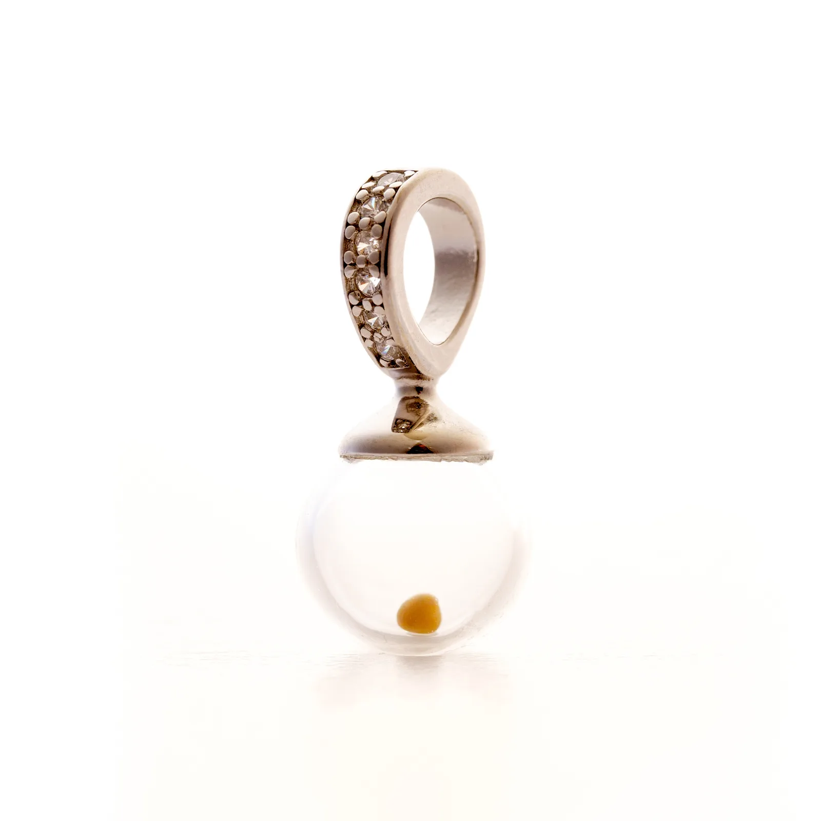 Sterling New Crystal Mustard Seed — Pendant Only