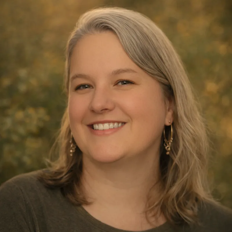 Britt, artist at The Mustard Seed Gallery
