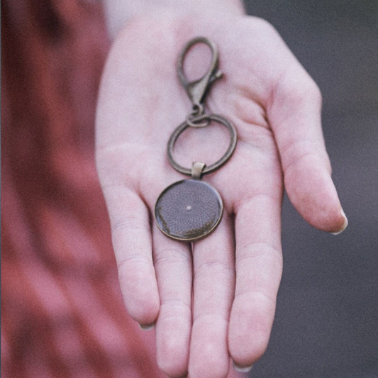 Mustard Seed Keychain Bronze Large, perfect gift for your Groomsman Box, future Husband, Fiance, Father of Groom, Bride or Son.